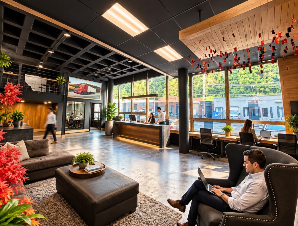 Renovated Industrial-Chic Workspace